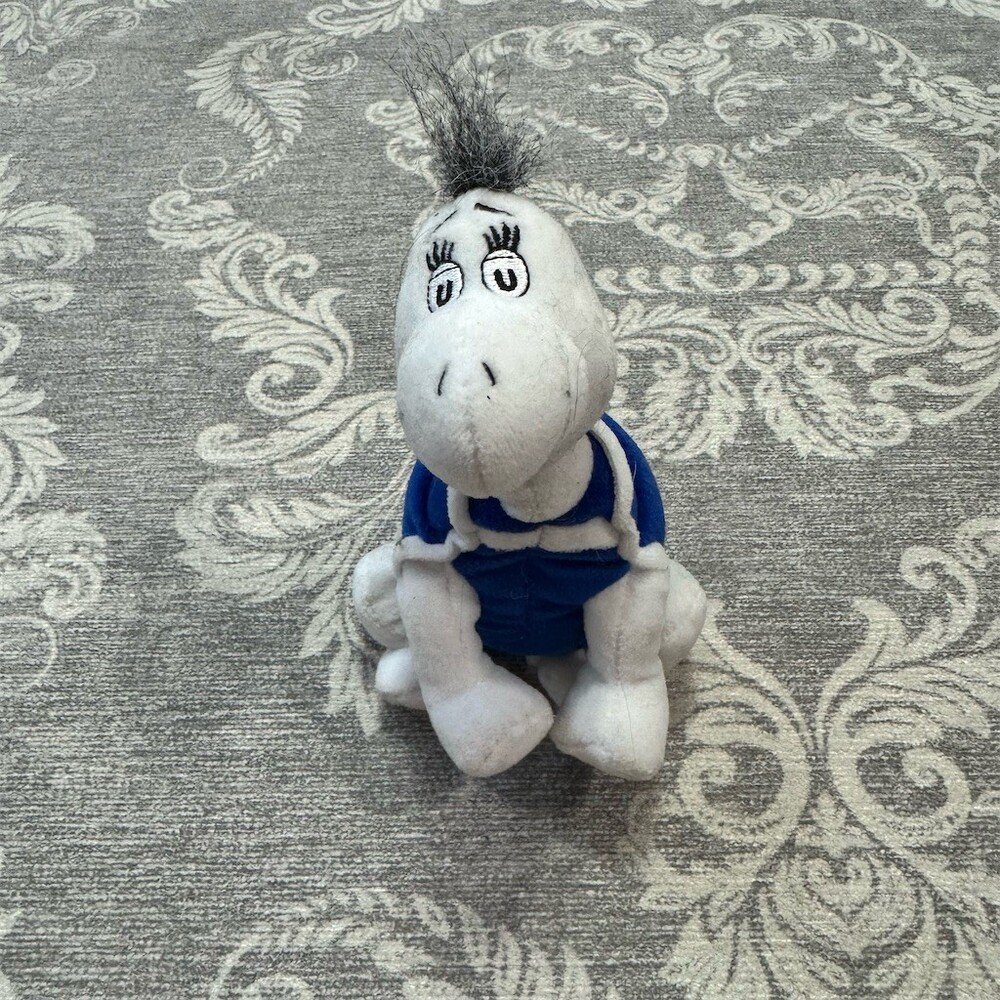 Dr. Seuss Yertle the Turtle Mini Plush Stuffed Animal Blue White 6 in